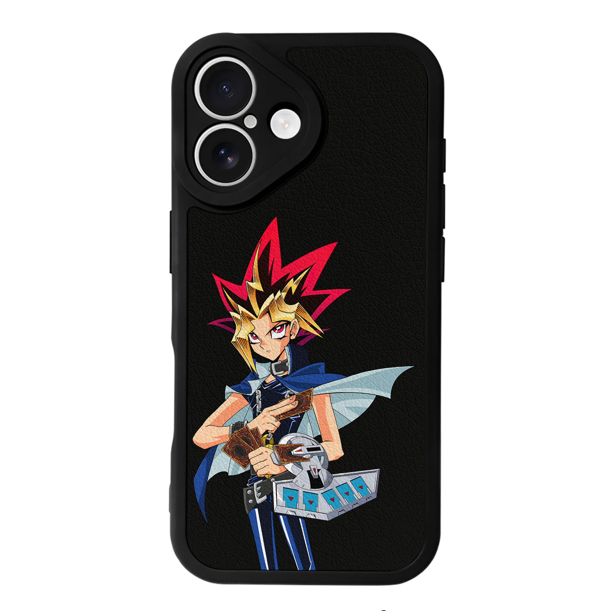 遊☆戯☆王 Yu-Gi-Oh! 【iPhone 16シリーズ対応】シリコンスマホケース（レザー調） 材質：シリコン